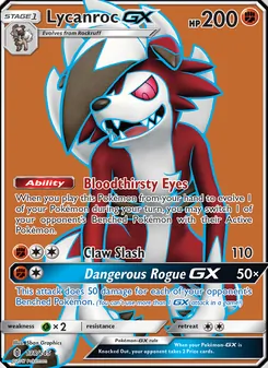 Lycanroc GX, Guardians Rising, no. 138