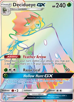 Decidueye GX, Guardians Rising, no. 146
