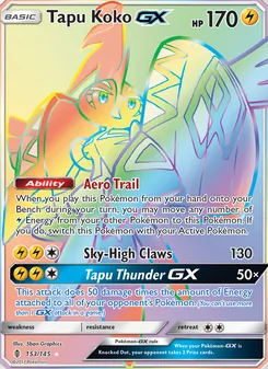 Tapu Koko GX, Guardians Rising, no. 153