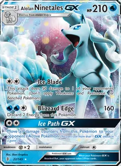 Alolan Ninetales GX, Guardians Rising, no. 22