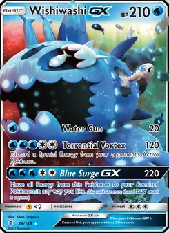 Wishiwashi GX, Guardians Rising, no. 38