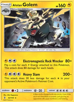 Alolan Golem, Guardians Rising, no. 42