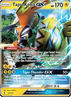 Tapu Koko GX, Guardians Rising, no. 47