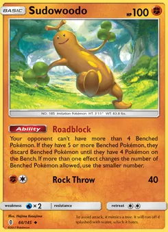 Sudowoodo, Guardians Rising, no. 66