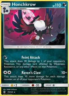 Honchkrow, Guardians Rising, no. 79