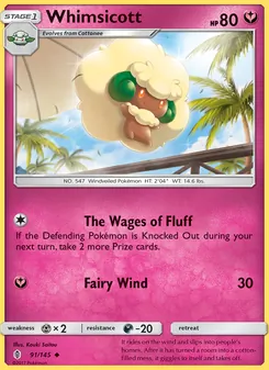 Whimsicott, Guardians Rising, no. 91