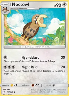 Noctowl, Burning Shadows, no. 107
