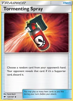 Tormenting Spray, Burning Shadows, no. 125