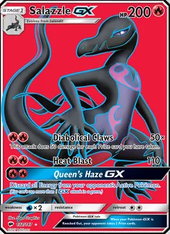 Salazzle GX, Burning Shadows, no. 132