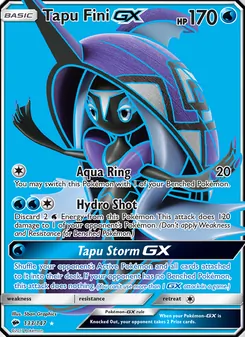 Tapu Fini GX, Burning Shadows, no. 133