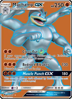 Machamp GX, Burning Shadows, no. 135