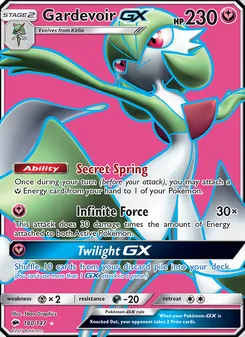 Gardevoir GX, Burning Shadows, no. 140