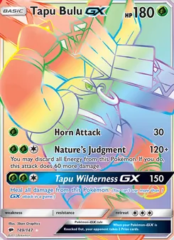 Tapu Bulu GX, Burning Shadows, no. 149
