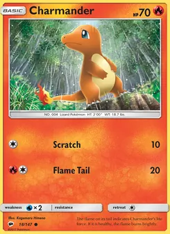Charmander, Burning Shadows, no. 18
