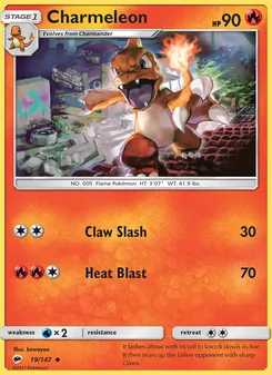 Charmeleon, Burning Shadows, no. 19