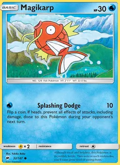 Magikarp, Burning Shadows, no. 32
