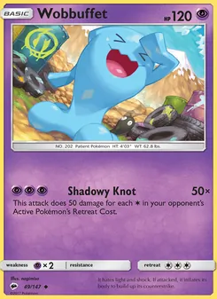 Wobbuffet, Burning Shadows, no. 49
