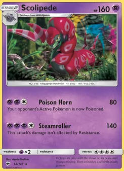Scolipede, Burning Shadows, no. 58