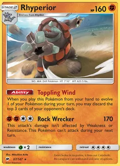 Rhyperior, Burning Shadows, no. 67