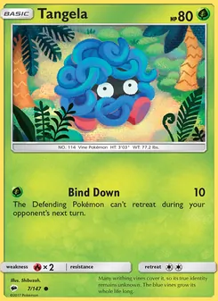 Tangela, Burning Shadows, no. 7