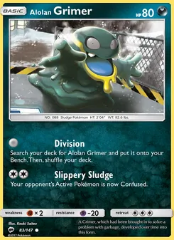 Alolan Grimer, Burning Shadows, no. 83