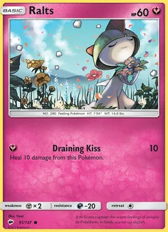Ralts, Burning Shadows, no. 91
