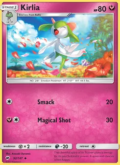 Kirlia, Burning Shadows, no. 92