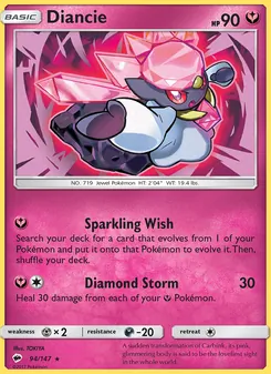 Diancie, Burning Shadows, no. 94