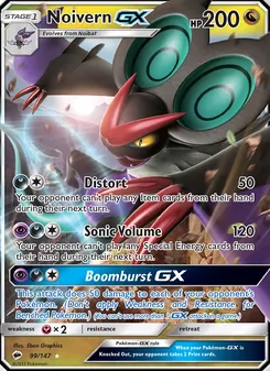Noivern GX, Burning Shadows, no. 99