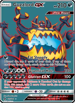 Guzzlord GX, Crimson Invasion, no. 105
