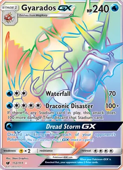 Gyarados GX, Crimson Invasion, no. 112
