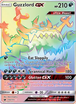 Guzzlord GX, Crimson Invasion, no. 116