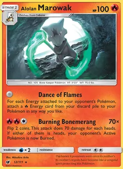 Alolan Marowak, Crimson Invasion, no. 12