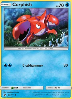 Corphish, Crimson Invasion, no. 24
