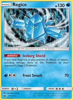 Regice, Crimson Invasion, no. 28