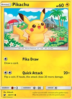 Pikachu, Crimson Invasion, no. 30