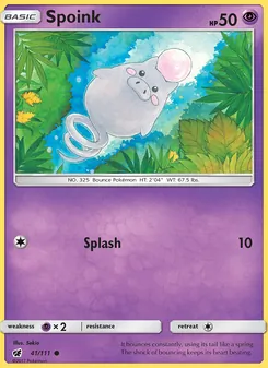Spoink, Crimson Invasion, no. 41