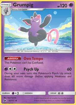 Grumpig, Crimson Invasion, no. 42