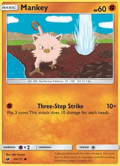 Mankey, Crimson Invasion, no. 50