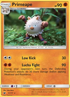 Primeape, Crimson Invasion, no. 51