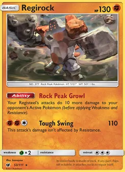 Regirock, Crimson Invasion, no. 53