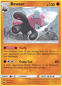 Bewear, Crimson Invasion, no. 56