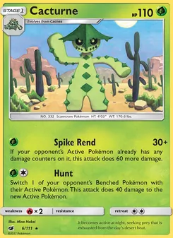 Cacturne, Crimson Invasion, no. 6