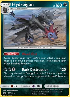 Hydreigon, Crimson Invasion, no. 62