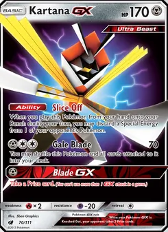 Kartana GX, Crimson Invasion, no. 70