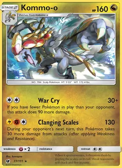 Kommo-o, Crimson Invasion, no. 77