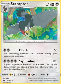 Staraptor, Crimson Invasion, no. 83