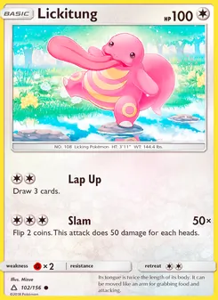 Lickitung, Ultra Prism, no. 102