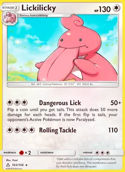 Lickilicky, Ultra Prism, no. 103