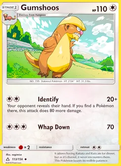 Gumshoos, Ultra Prism, no. 113